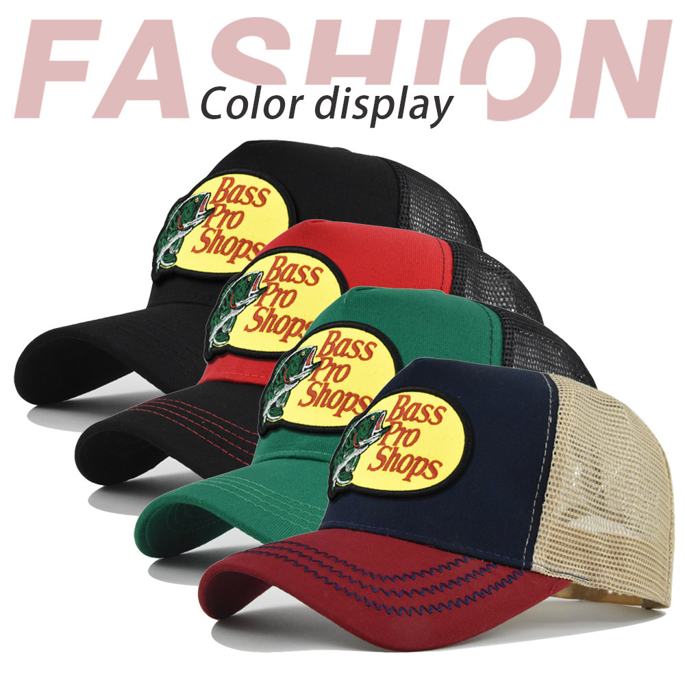 ファッショナブルなフィッシュトラッカーキャップ メンズ 面白 - Trucker Cap Mesh のレビューと価格