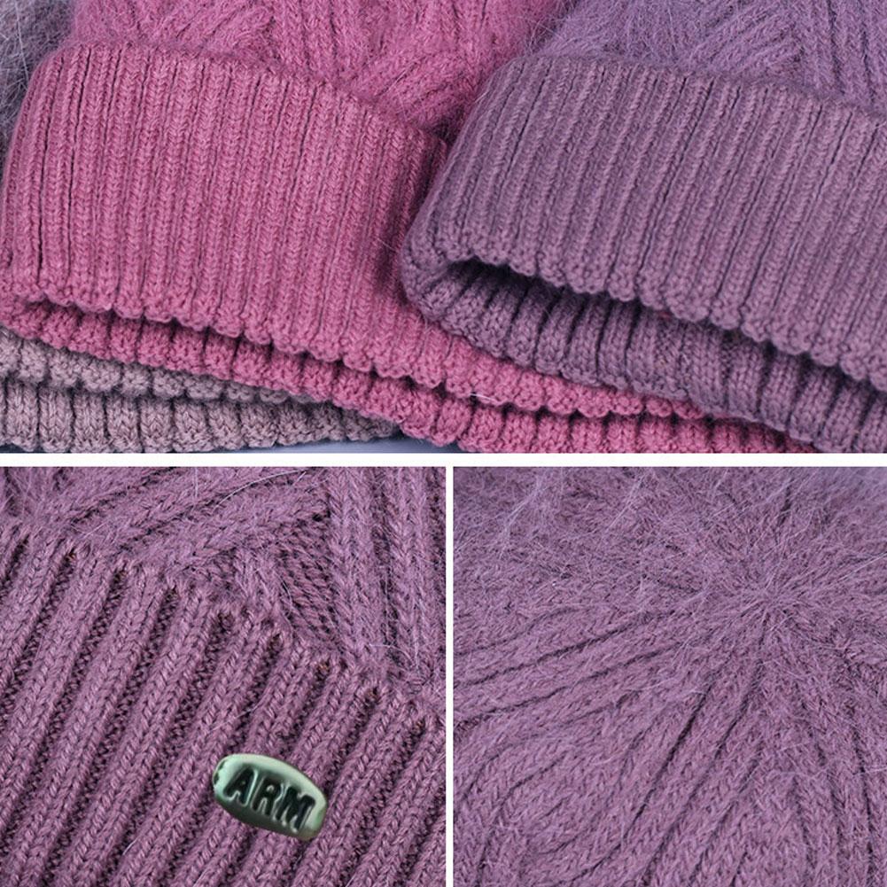 女性用冬用ニット帽、厚手で保温性に優れた裏起毛素材、おしゃれ - Beanie Cuffed Knit のレビューと価格