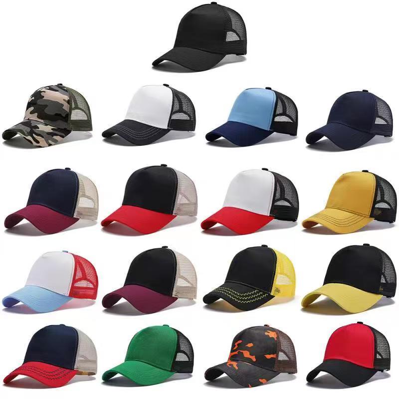 新しい 5 ペインメッシュ野球帽大人のヒップホップ湾曲したス - Trucker Cap Mesh のレビューと価格