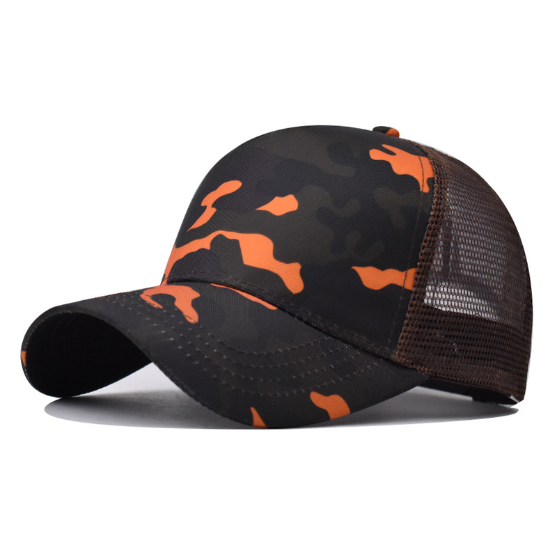 新しい 5 ペインメッシュ野球帽大人のヒップホップ湾曲したス - Trucker Cap Mesh のレビューと価格