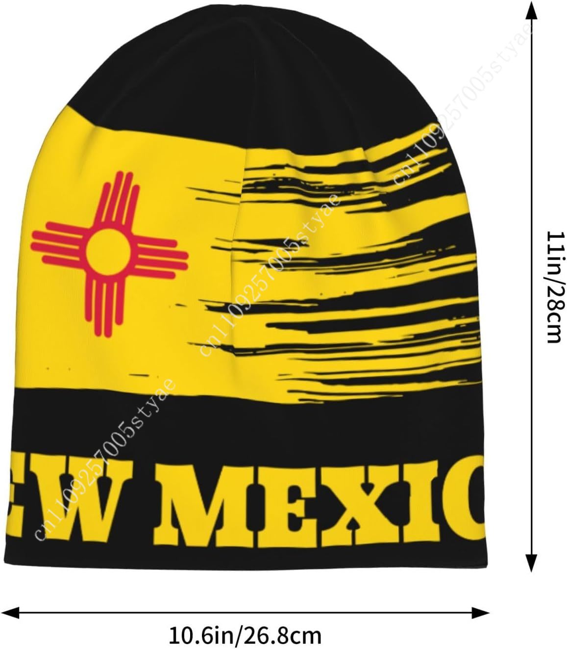 国旗ビーニー男性女性ニット帽子カフ付きビーニー暖かい冬キャッ - Beanie Cuffed Knit のレビューと価格